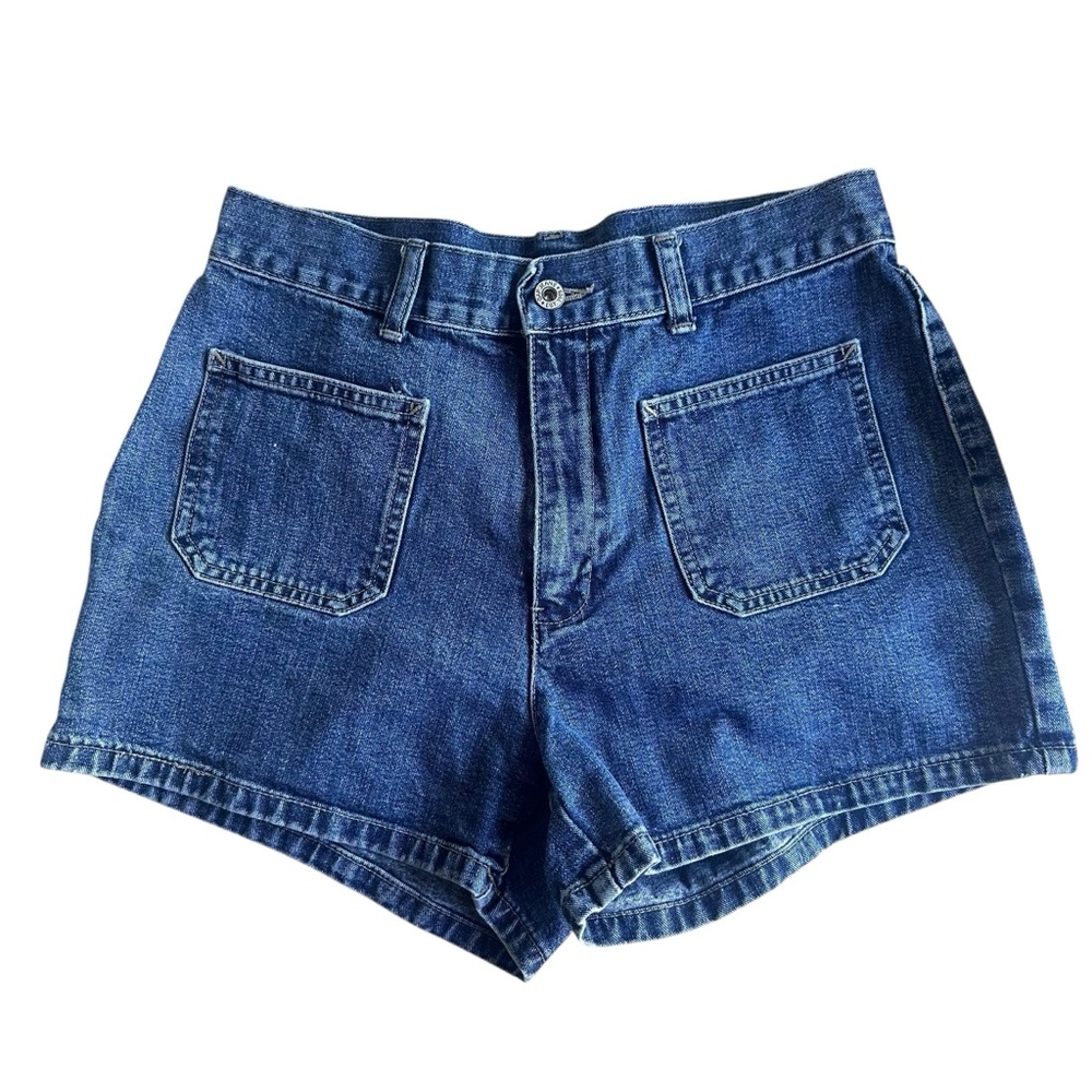 Vintage Gap Patch Pocket Denim Shorts Sz 8‎ 90s